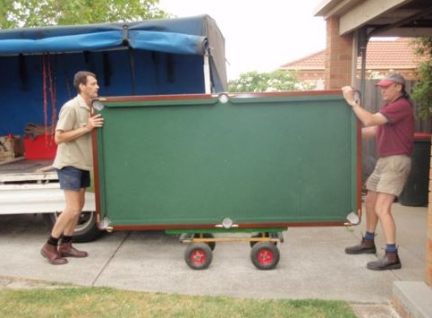 moving a pool table